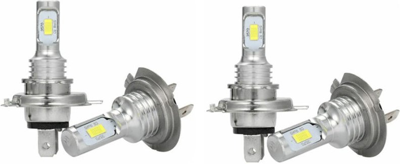 4X H7 led 6500K Superweiß 80W 1000LM Nebelscheinwerfer-Kit Abblendlichtlampen-Kit - Ahlsen