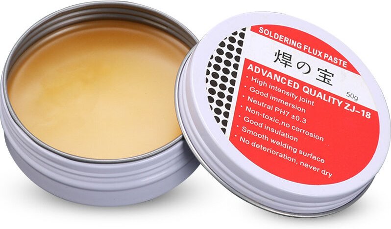 50g Lötpaste, Lötpastenflussmittel, Lötpaste, praktisches Lötzubehör, geeignet für stromloses Schweißen