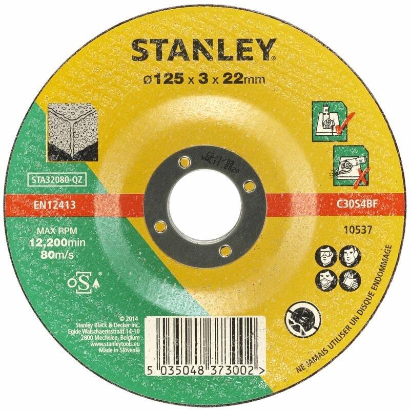 Mauerwerk-Trennscheibe ø 125 mm. STANLEY STA32080-QZ