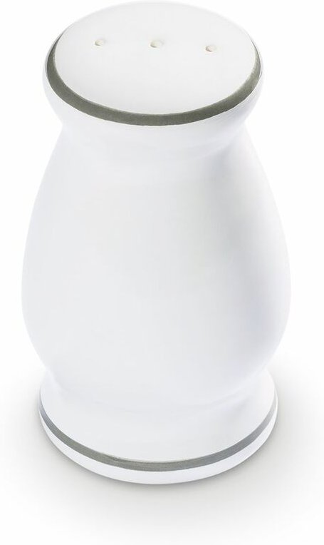 Gmundner Keramik - Grauer Rand, Pfefferstreuer bauchig