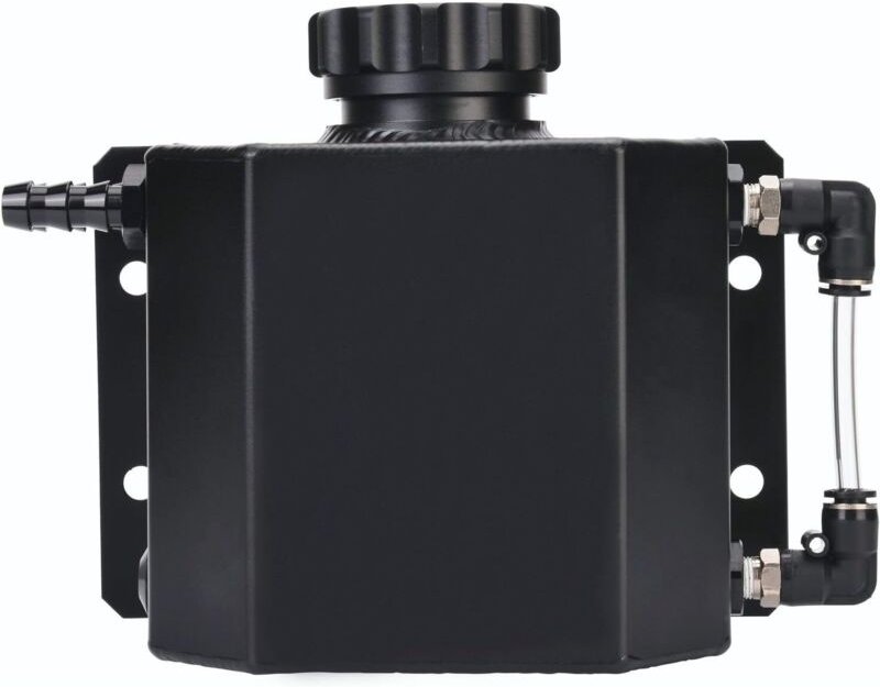 Universelle 1-Liter-Wasserüberlauf-Ausdehnungskühlmittelbehälter-Vorratsflasche aus Aluminiumlegierung mit Ablassschraub...