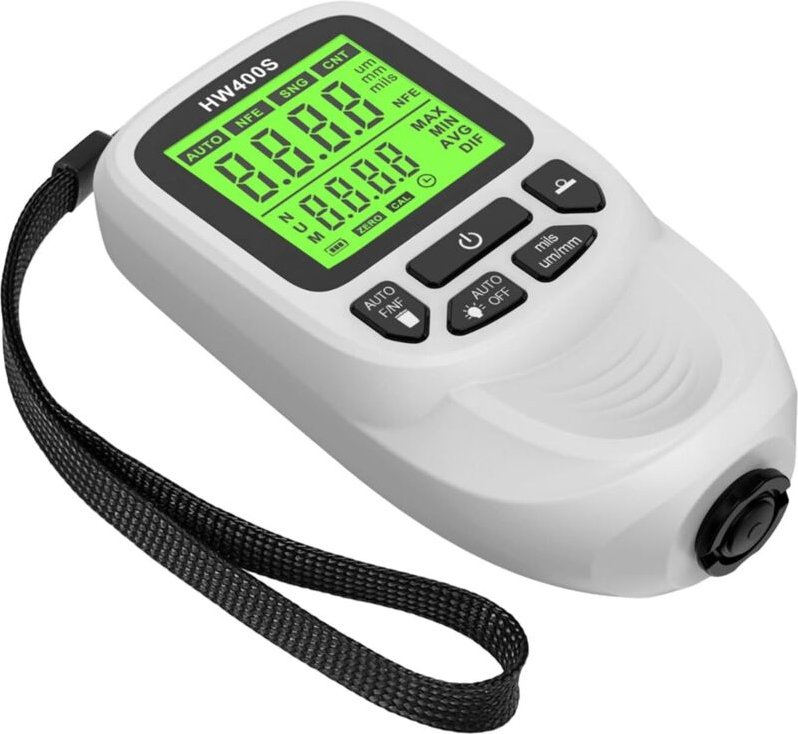 Professionelle Schichtdickenmessgeräte 0-2000μm mit LCD-Anzeige - Digitale Lackmessgeräte