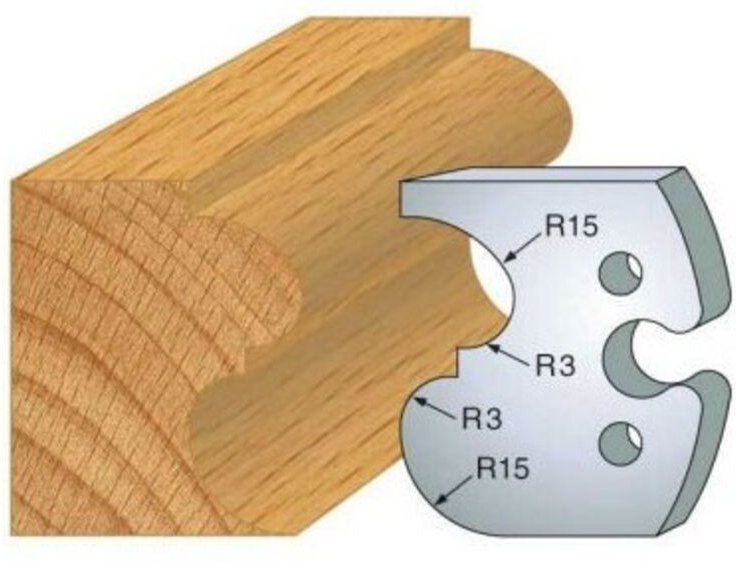 Spiel 2 Eisen Classic PROFIL Nr. 216 Hoch. 50 Ep. 5,5 mm