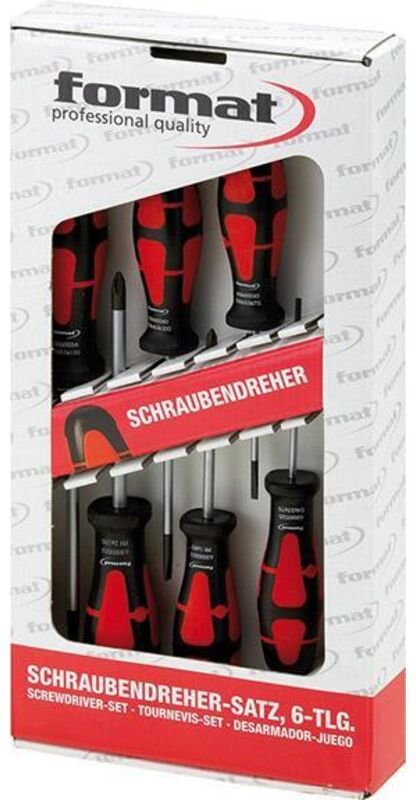 Schraubendreher-Satz 6-teilig 6-kant ph - Format