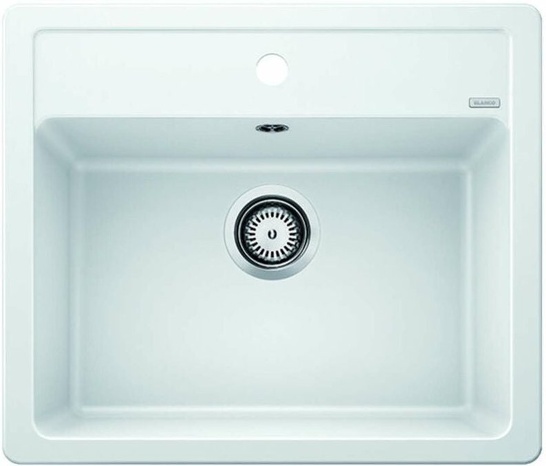 Legra 6 - Silgranitspüle, 59x50 cm, Weiß 523334 - Blanco