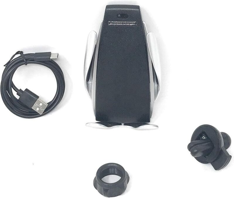 Smartphone Halterung mit Kabellosem Ladegerät Eleganter Halter mit integriertem Wireless Charger