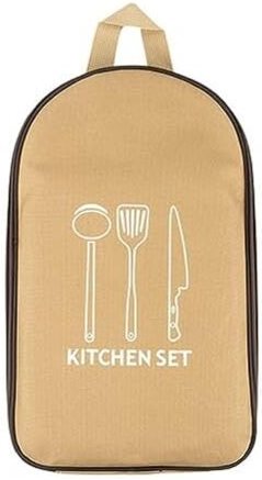 Csparkv - 36 × 22,5 cm Camping-Utensilien-Organizer, Bestecktasche, hängende Aufbewahrung für Küchengeschirr, für Campin...