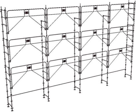 Matisère - Gerüst 104m² - Struktur allein - Gelände Version - DUO104GC-S