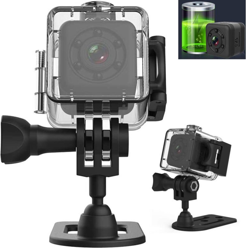 Trade Shop Traesio - Trade Shop - Q-S299 mini wasserdichte hd drahtlos tragbare multifunktionale foto-videokamera -