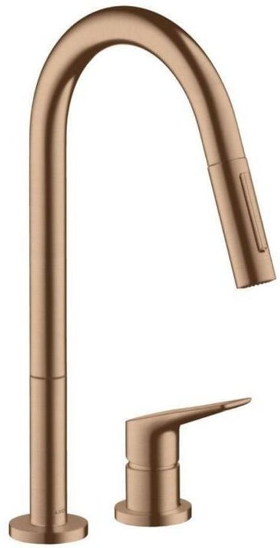 Axor Citterio m dn 15 2-Loch Einhebel-Küchenmischer 220 - Hansgrohe