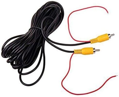 Tonchean - 10m 32ft Video Verlängerung Kabel mit Cinch-Stecker Phono-Stecker Auto Rückfahr Erkennung Kabel Rot