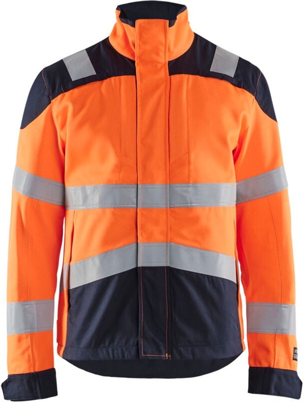 Multinorm-Arbeitsjacke inhärent 4089 - Neonorange/Navy XS