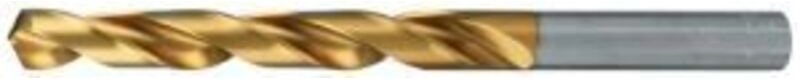 Spiralbohrer din 338 Typ n, rechts profilgeschliffen TIN-beschichtet mit Kreuzanschliff 4,80 mm