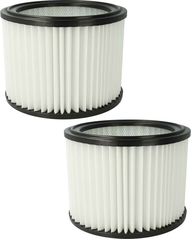 2x Filterelement Ersatz für Nilfisk 107417194 für Nass-/Trockensauger - Feinstaubfilter, Mikrovlies / Kunststoff - Vhbw