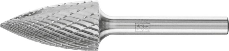 Thumbnail - PFERD Hartmetall Frässtift Spitzbogen SPG Ø 16x30mm Schaft-Ø 6 mm Z3P universal mittel kreuzverzahnt