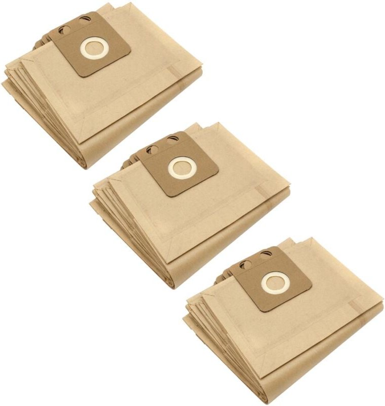 30x Staubsaugerbeutel kompatibel mit Nilfisk / Alto gd gsn 1010, p 2000, s 1010, s 3020 Staubsauger - Papier, braun - Vh...