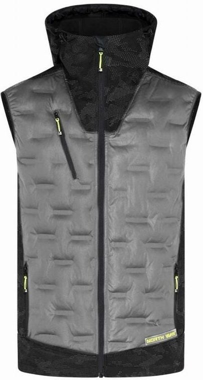 North Ways - rmellose Daunenjacke - nine worth - Barres 1104 Grau meliert T.3XL