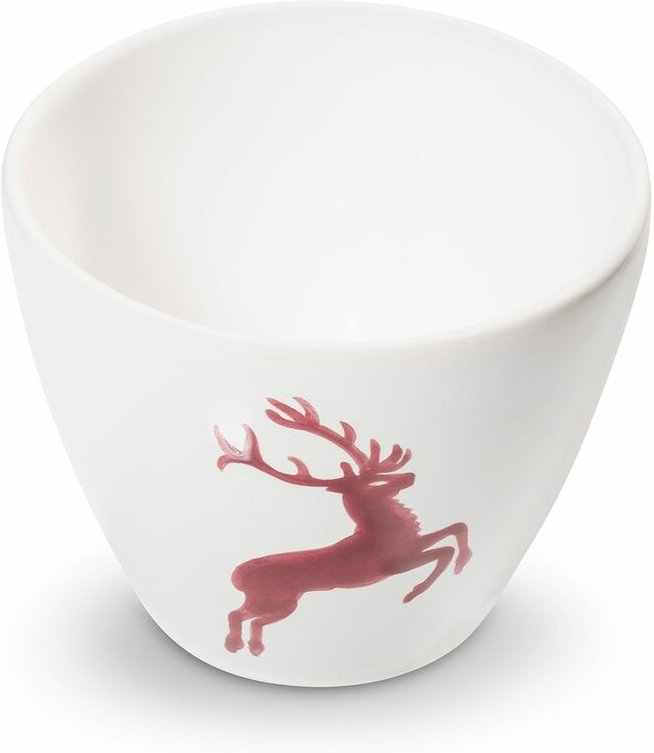 Gmundner Keramik Bordeauxr. Hirsch, Unterteil Zuckerdose Gourmet