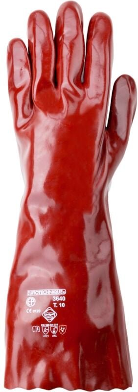 Satz mit 10 Paar Baumwollhandschuhen EUROCHEM 3640 Größe 10