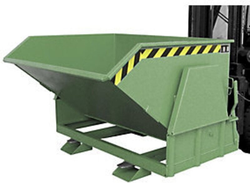 Bauer Kippbehälter BK 120, lackiert, Resedagrün