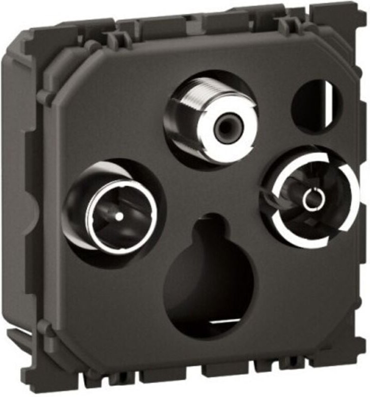 Legrand CM0388 Fernsehsteckdose mit mehreren Ausgängen Céliane TV-R-Sat DAB+