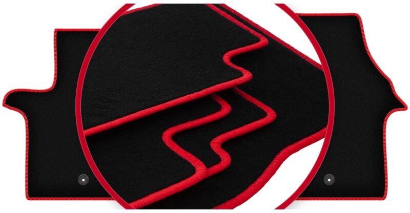 CARLUX-RED Autofußmatten für: Fiat Talento komplett (2016-)