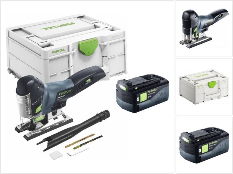 Akku-Pendelstichsäge carvex psc 420 EB-Basic + 1 Akku 5,0 Ah - 576521A - Festool