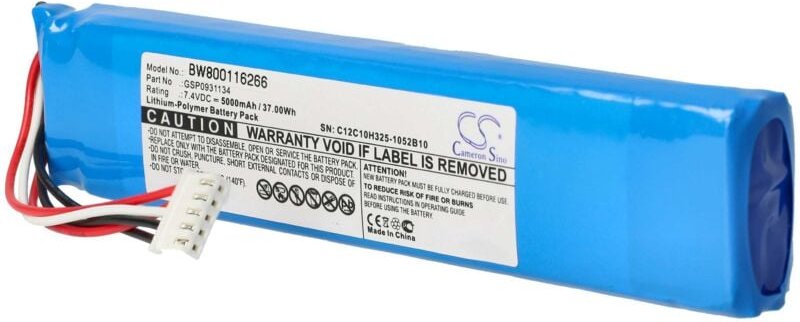 Thumbnail - Vhbw - Akku kompatibel mit jbl Xtreme Bluetooth Lautsprecher Box - Ersatz für Gsp0931134 - (Li-Polymer, 5000mAh, 7.4V) -...