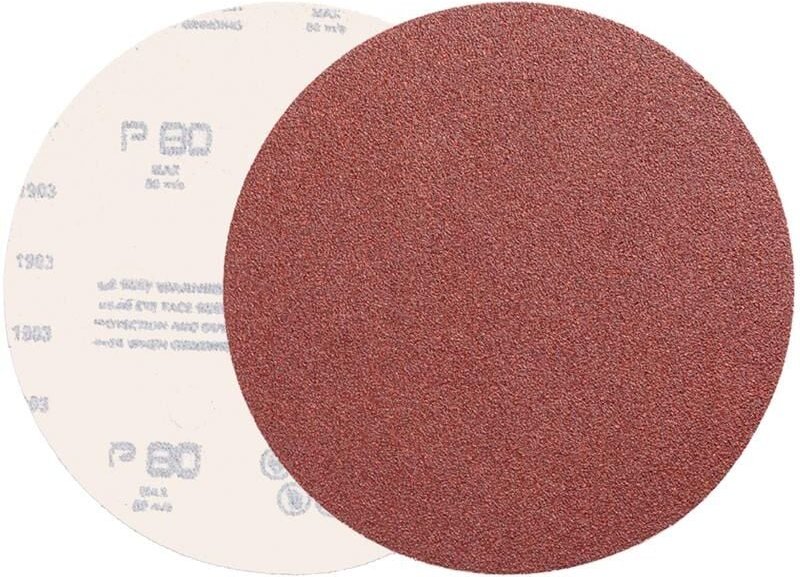 Korund-Velcro-Schleifscheibe 150 mm 6 Locher Kornung 80