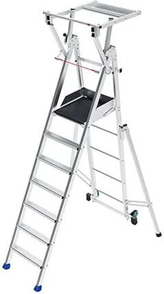 Matisère - Mobile Podestleiter mit lateralen Auslegern - Maximale Arbeitshöhe 4.25m - PIRL9SD