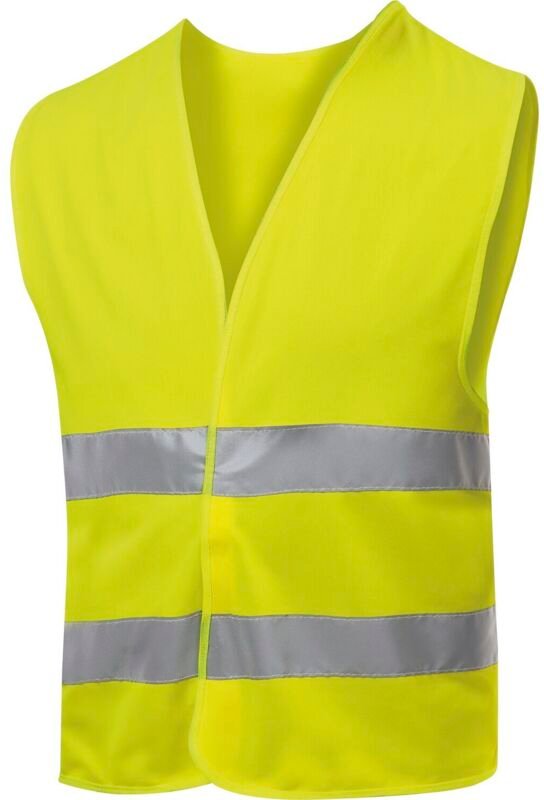 Warnschutzweste xl en ISO20471 - Reflektorweste mit Reflexstreifen, gelb - Gebol