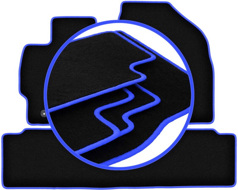 CARLUX-BLUE Autofußmatten für: Toyota Auris I Fließheck (2006-2013)