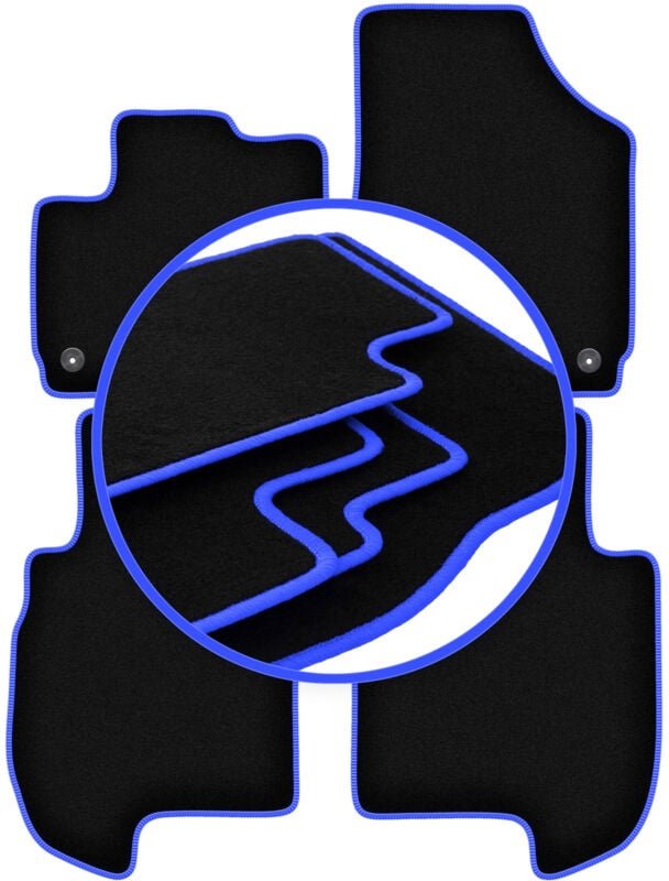 CARLUX-BLUE Autofußmatten für: Honda Jazz V Hybrid (2020-)