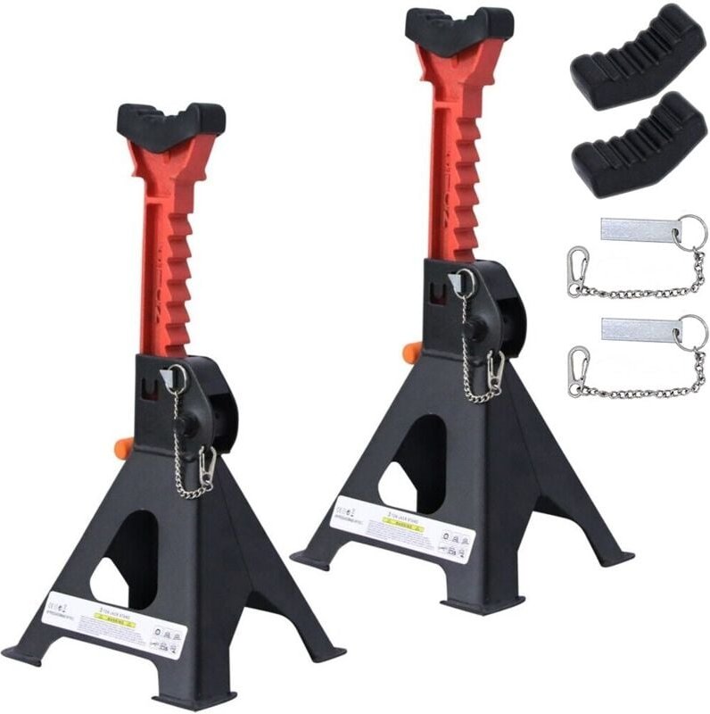 2x 3000KG Unterstellbock- Wagenheber - Blau - Melko