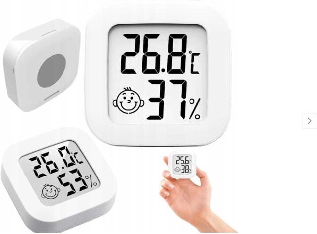 Smart Home Mini - Ein Gerät zur Überwachung von Luftfeuchtigkeit und Temperatur in Räumen für Papageien