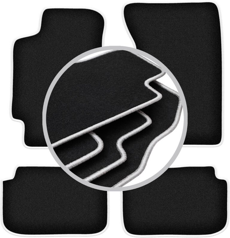 CARLUX-SILVER Autofußmatten für: Subaru Impreza GC (ohne hintere Lüftungsschlitze) Kombi, Limousine (1993-2001)