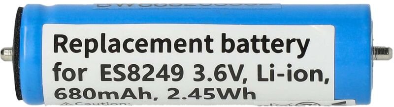 Thumbnail - Vhbw - Akku kompatibel mit Panasonic ES-ST27, ES-ST29, ES-ST2N, ES-ST2P, ES-ST2R Rasierer Haarschneider (680mAh, 3,6V, L...