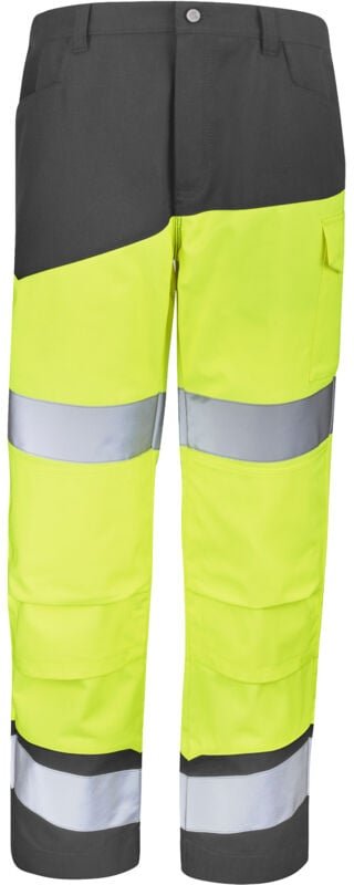 Hose mit Neon-Gesäßtaschen SAFE XP Gelb Neon/Grau, Größe L - FR(48-50)