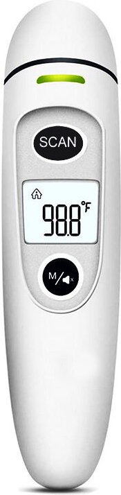 Aougo - Elektronisches Thermometer, tragbares Thermometer, medizinisches Thermometer. Messung: Ohr, Stirn, Objekt
