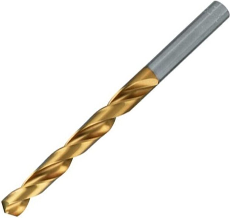 Spiralbohrer din 338 Typ n, rechts profilgeschliffen TIN-beschichtet mit Kreuzanschliff 12,10 mm