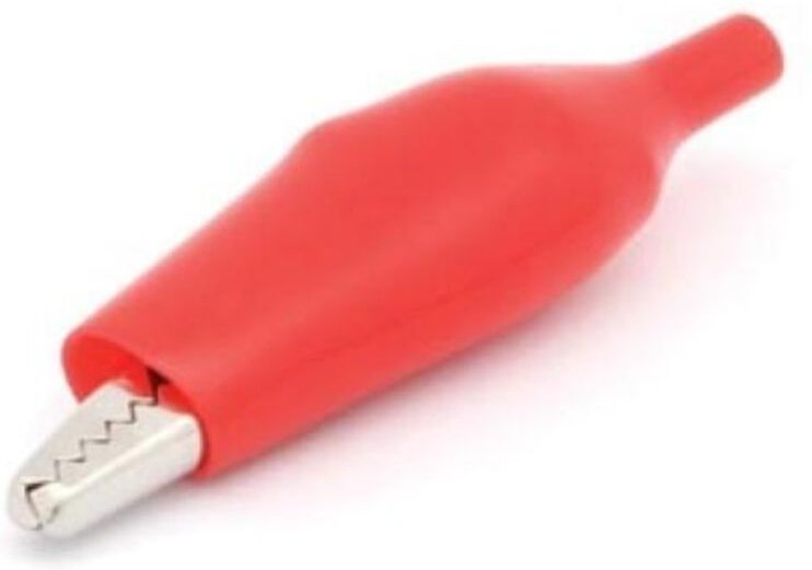 ISOLIERTE ABGREIFKLEMME 44 mm - ROT