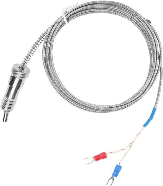Thumbnail - UlisemThermoelementsonde, Bajonett-Druckfeder, Thermoelementsonde Typ K, Bereich 0–400 zur Temperaturmessung, Temperatur...