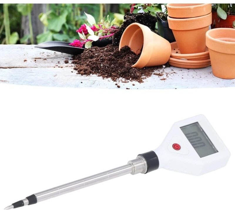 Boden-EC-Messgerät, tragbarer Topfpflanzentester, digitaler Blumenbodendetektor, Boden-EC-Detektor für alle Bodengartenp...