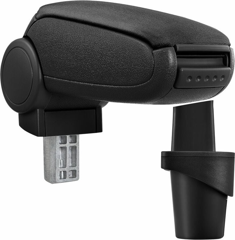 Pro.tec - Mittelarmlehne vw Touran Caddy mit Staufach Textil Schwarz