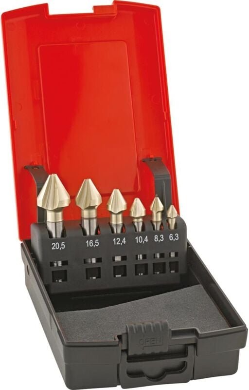 Kegelsenker Set hsse DIN334 6,3-25 zyl. 60Gradugt Form c duo+ Format gt