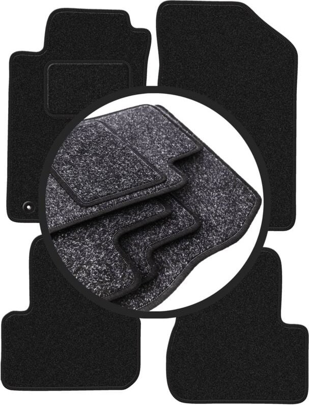 ANTHRA Autofußmatten für: Peugeot 206 Fließheck, SW, Kombi, CC, Cabrio (1998-2010)