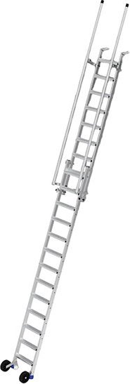 Teleskopleiter 8 bis 11 Stufen - Max. Zugangshöhe 3.01m - MAD3-BUN