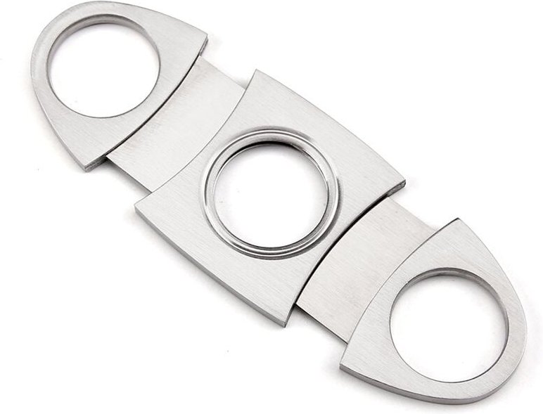 Zigarrenschneider, klassischer Zigarrenschneider aus Edelstahl, Doppelklingen-Zigarrenschneider, Zigarrenwerkzeuge, Ziga...