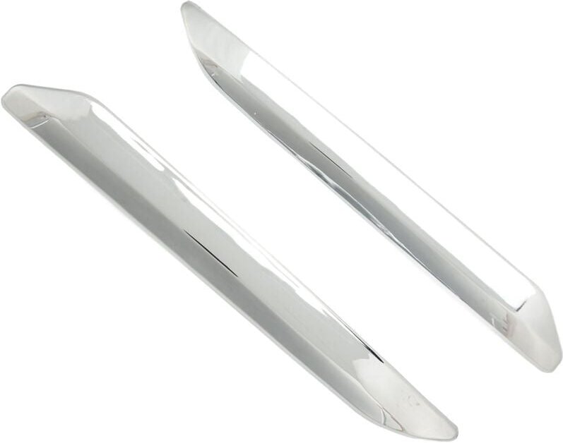 2Pcs Front Stoßstange Streifen Links Rechts Anti-Scratch Chrom Silber Ersatz Für Citroen C5 X7 2007-2015