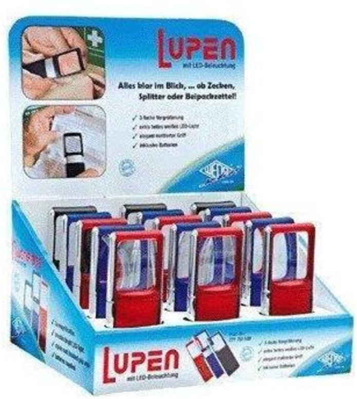 Thumbnail - LED-Rechtecklupe 15er Display